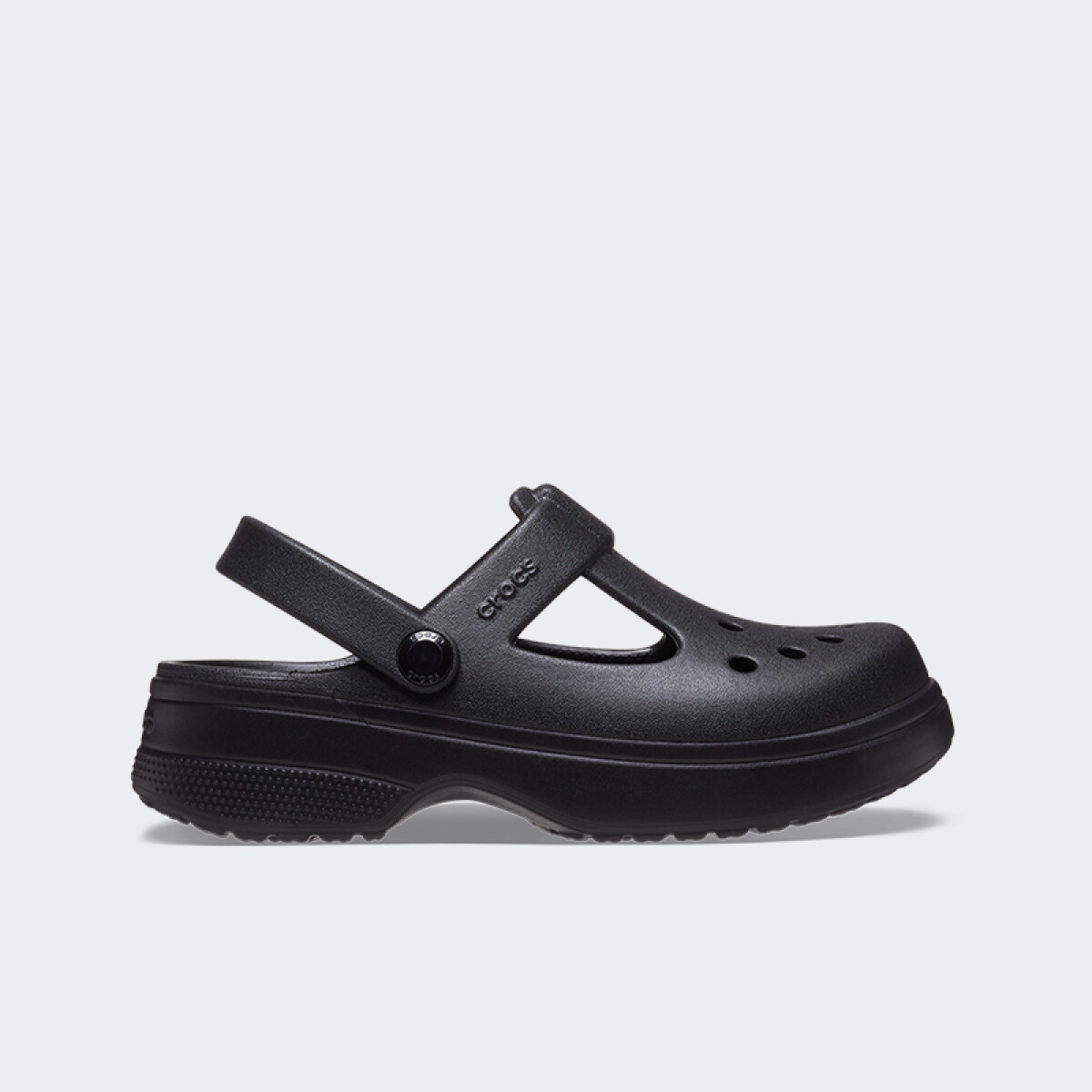 Crocs Classic Clog Mary Jane Niños - Negro 