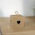 Caja corazon 10x10x10 cm. KRAFT MARRON