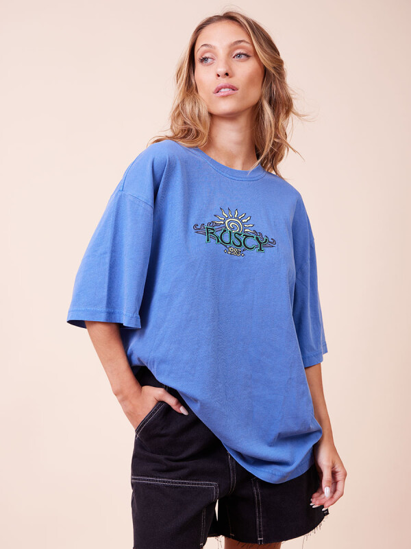 T-SHIRT PARME RUSTY Azul