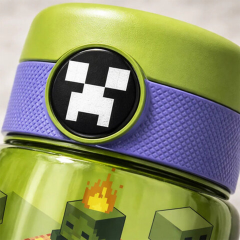 Botella Plástica Cantimplora Minecraft 510 ml U