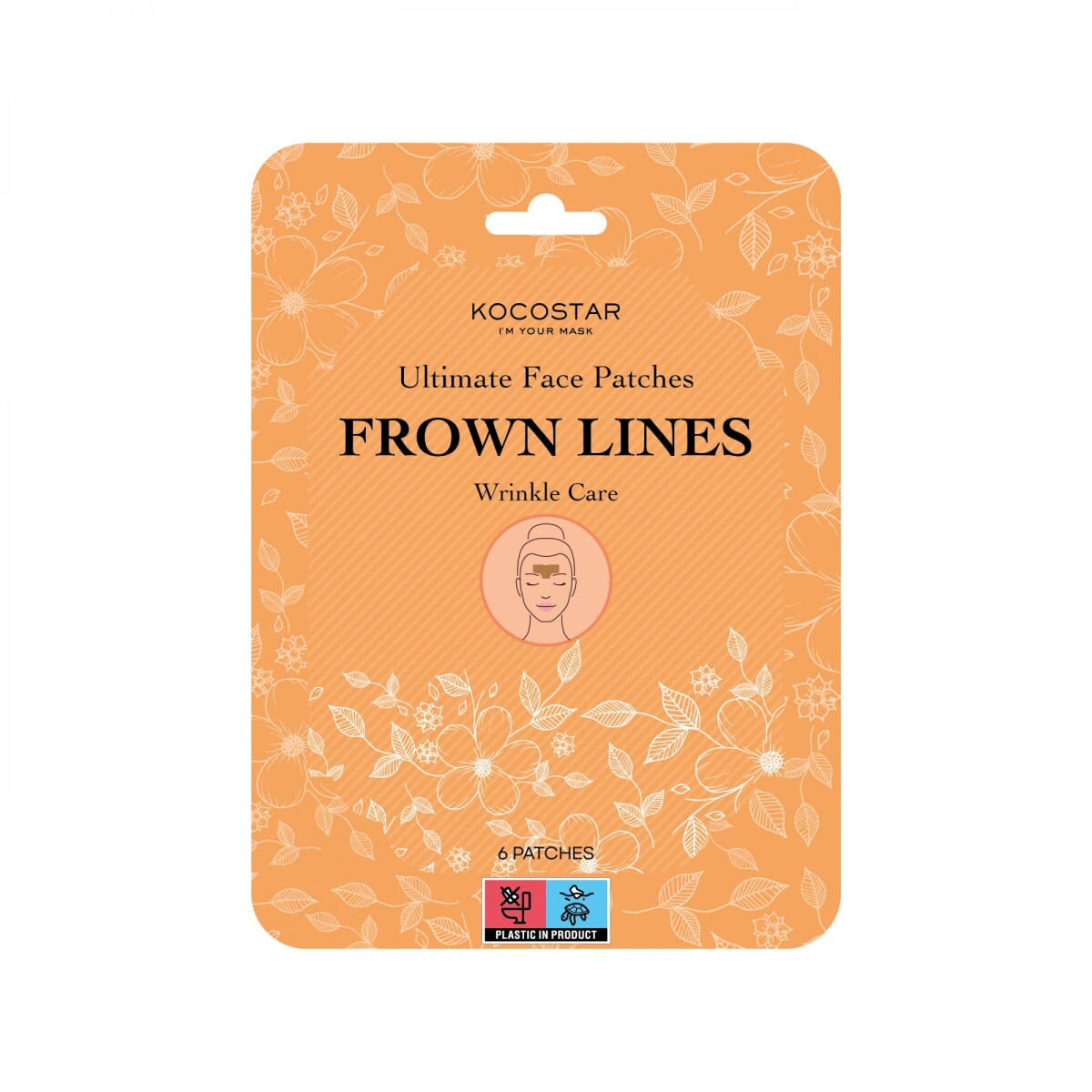 ULTIMATE FACE PATCHES FROWN LINES - Parches de hidrogel para el entrecejo 