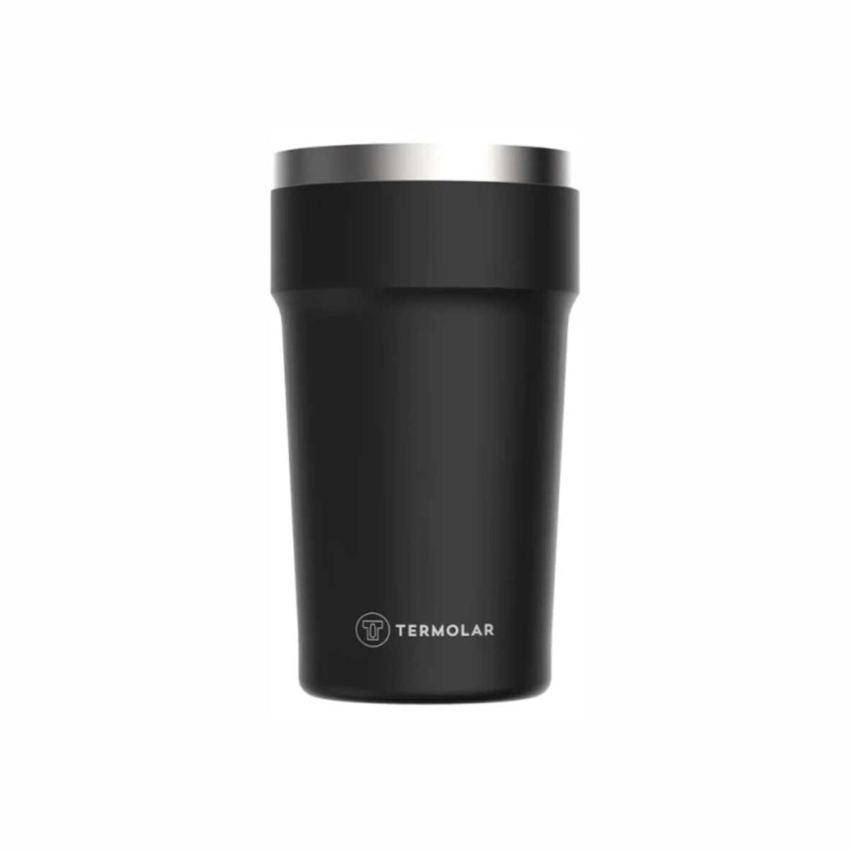 VASO TERMOLAR SIN TAPA 500ML - NEGRO 