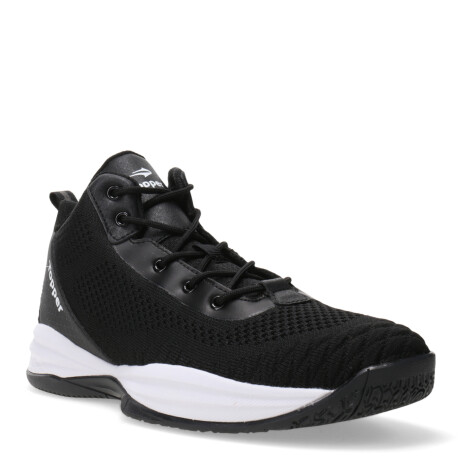 Championes de Hombre Topper Candun Basket Negro - Blanco