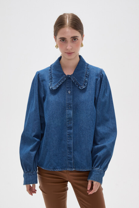 Camisa Ravila Azul Medio