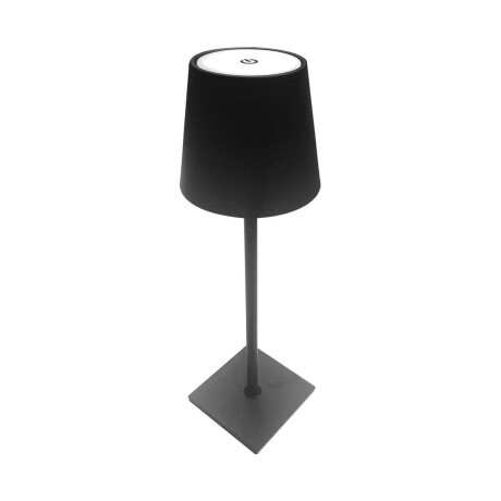 Lampara de Mesa con Luz Led 38cm Alto para Hogar Oficina Negro