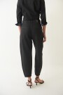 J. Slouchy leather Negro