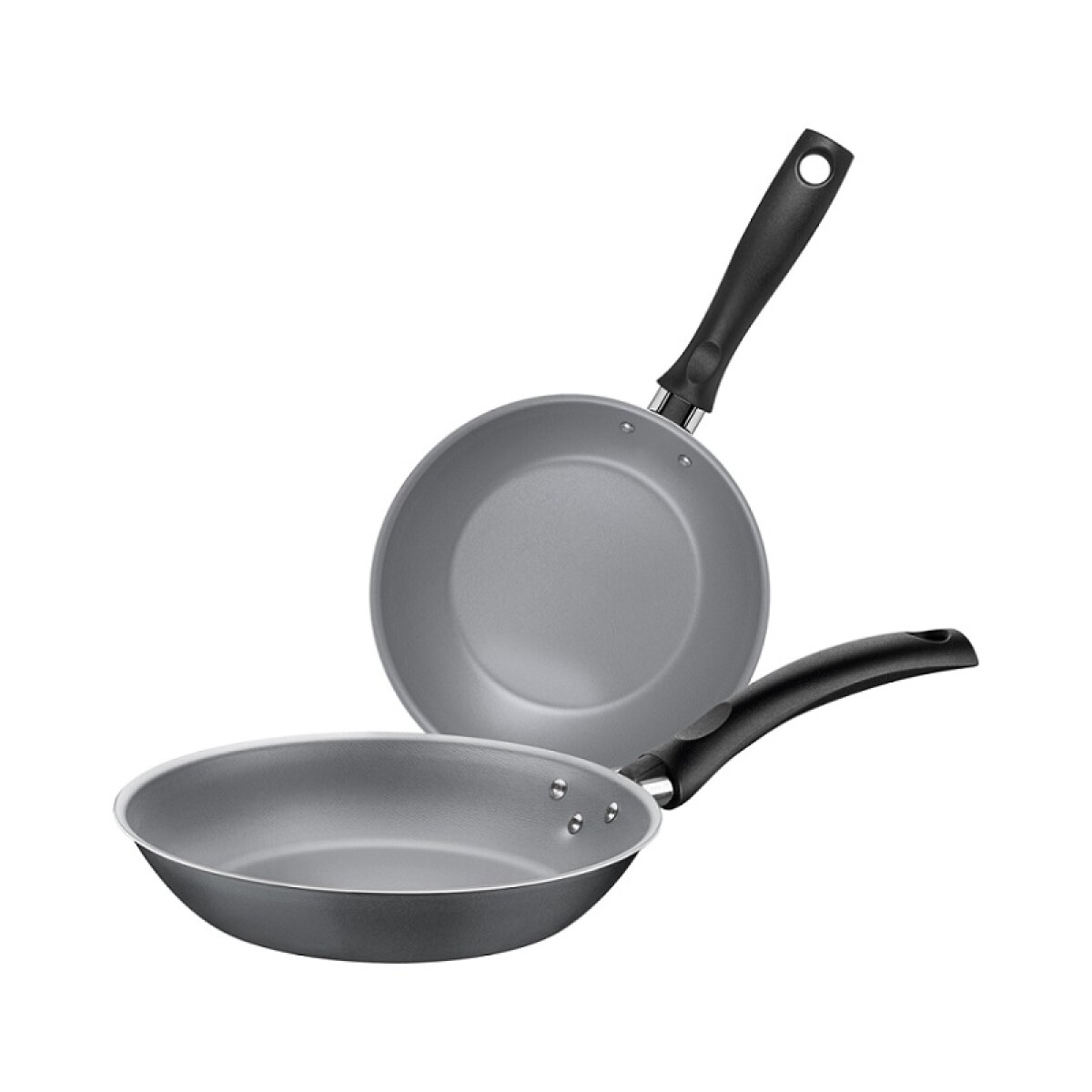 Juego 2 sartenes grises Ø16 - 20 cm. "Turim" -TRAMONTINA - TR6406 