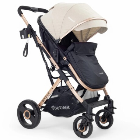 Coche VOX Gold Ruedas todo Terreno y Asiento 2 en 1 con Moises - Beige Coche VOX Gold Ruedas todo Terreno y Asiento 2 en 1 con Moises - Beige