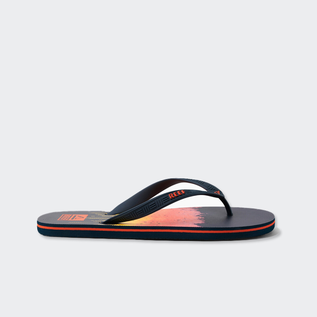 Ojotas Reef Seaside Prints - Negro 