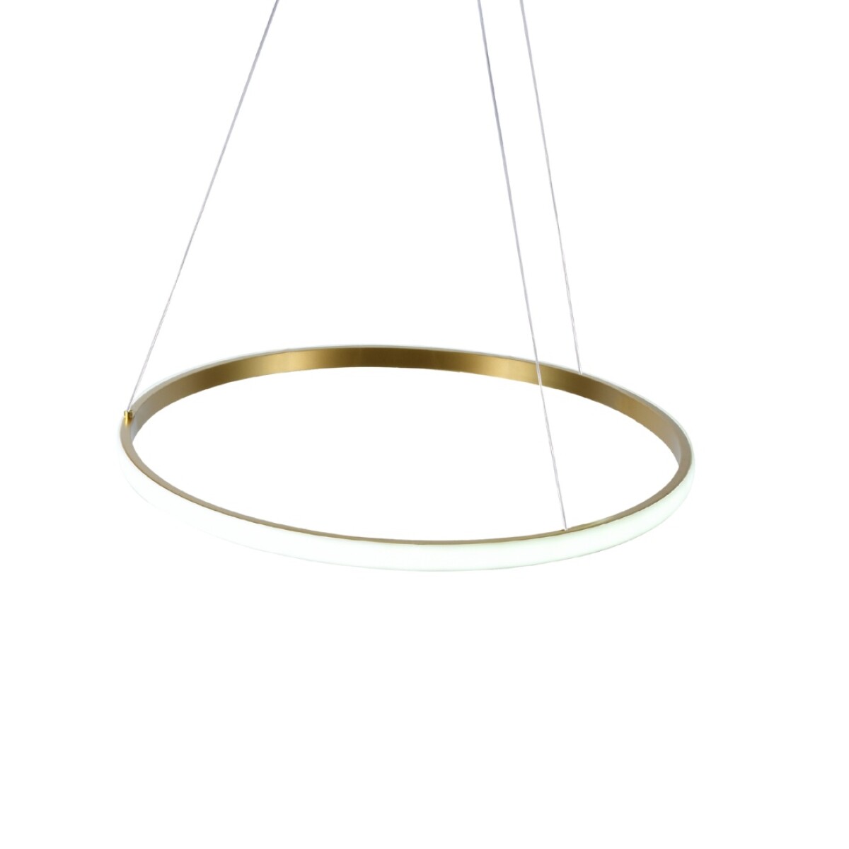 COLGANTE LED 18W ANILLOS 3000K GOLD 60CM 
