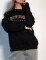 Sweater de algodon Nora Negro