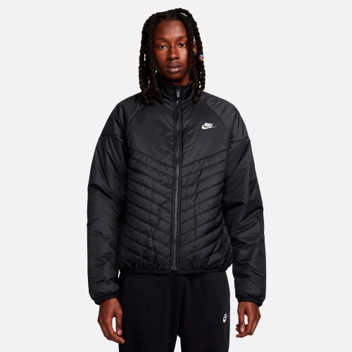 Abrigo Nike Windrunner de Hombre Negro