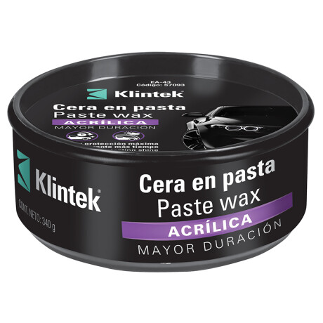 CERA EN PASTA ACRILICA EXT.DURAC.PROT.UV 340G KLINTEK EA-43 N/a