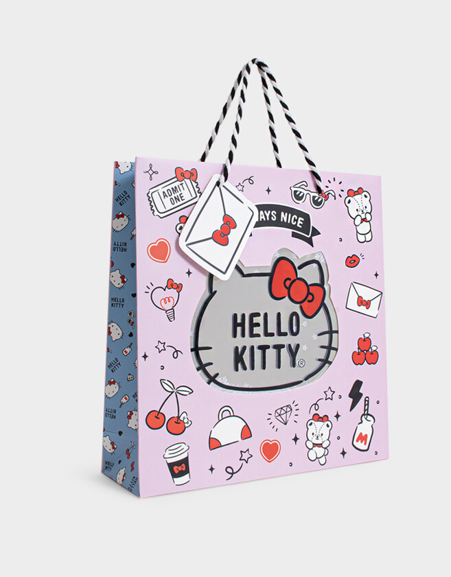 Accesorios Regalos Licencias Bolsa De Regalo "hello Kitty" - Combinacion Multicolor