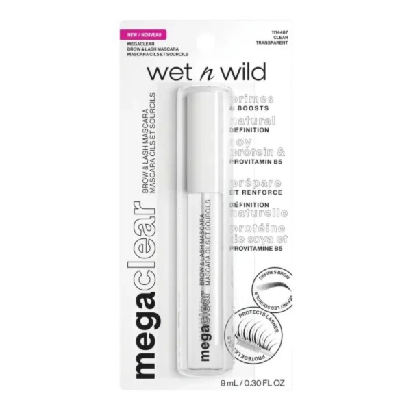 Máscara Transparente para Cejas y Pestañas Mega Clear – Wet n Wild Máscara Transparente para Cejas y Pestañas Mega Clear – Wet n Wild