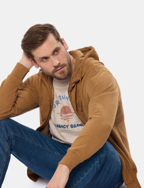 CANGURO CON CAPUCHA Beige