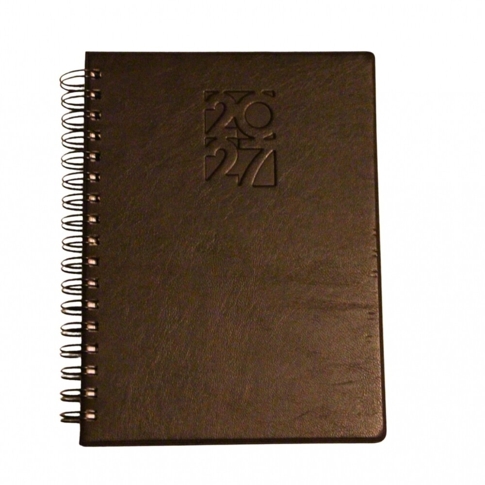 AGENDA ABEZETA 268 SETTIMANALE TAPA VIRANDO TAPA MARRON
