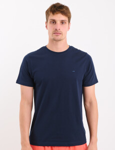 520658 T-SHIRT HARRINGTON LABEL Azul Oscuro