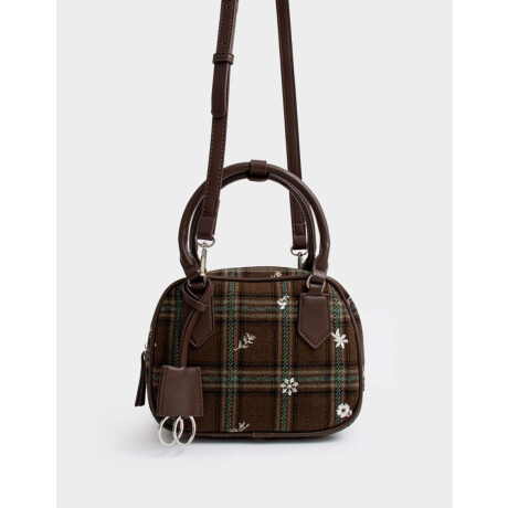 Carteras Bowling Medianas Estampado Escoces