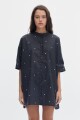 Camisola Vice Print Dots Black