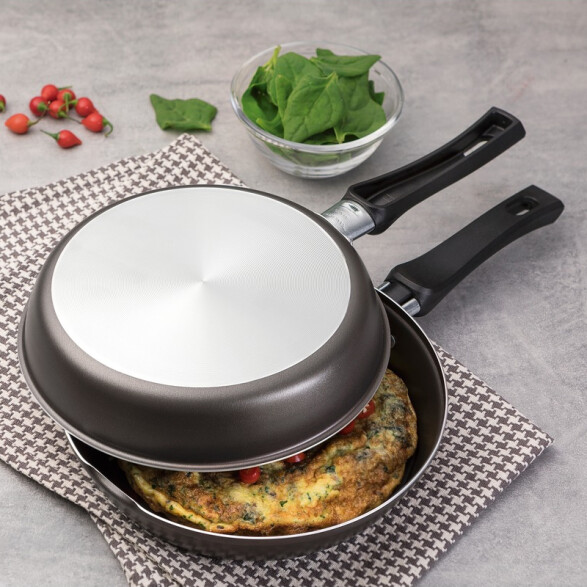 Sartén tortillero doble modelo NAPOLI, 20cm. -TRAMONTINA TR5599