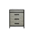 MUEBLE DE BAÑO VANITY MARRÓN CON BACHA BLNCA Mueble De Baño Vanity Marrón Con Bacha Blnca