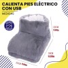 Calienta Pies Eléctrico Tipo Bota Gris USB C/Cable Incl. Calienta Pies Eléctrico Tipo Bota Gris USB C/Cable Incl.