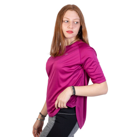 Remera Deportiva Topper Dry Entrenamiento Para Dama Fucsia