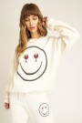WINE EYES SWEATSHIRT Crema