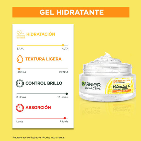 Gel Hidratante Facial Garnier Vitamina C 50ml Gel Hidratante Facial Garnier Vitamina C 50ml