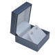 Caravanas en oro 18k blanco y brillantes Caravanas en oro 18k blanco y brillantes