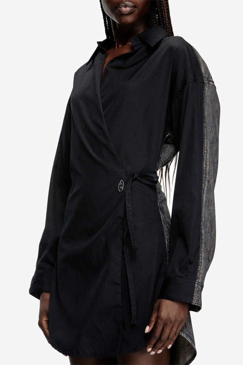 VESTIDO CAMISERO Negro