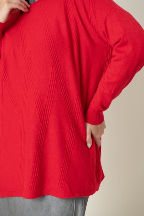 BUZO TALCO Rojo