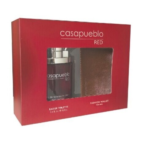 Pack Casa Pueblo Men Red EDT 100 ml + Billetera – Perfume Masculino y Accesorio Pack Casa Pueblo Men Red EDT 100 ml + Billetera – Perfume Masculino y Accesorio
