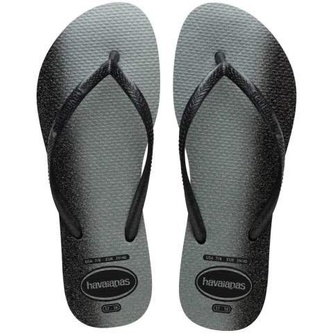 Ojotas Havaianas Slim Gloss Negro
