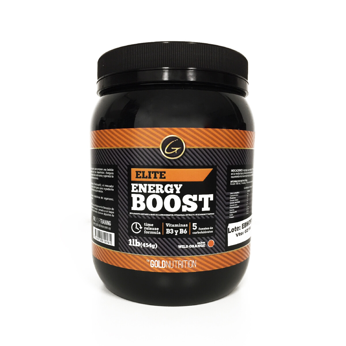 Elite Energy Boost 1lb Gold Nutrition - Wild Orange 
