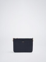 Bolso Bandolera Con Bolsillo Exterior azul-marino
