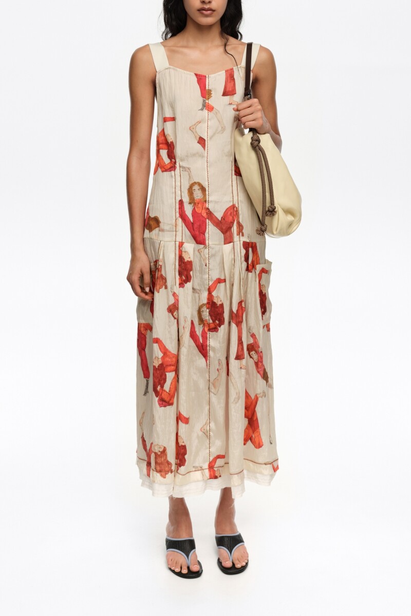 VESTIDO TIRANTES Estampado