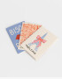 Anotadores Cuadernos y Memos Perrito Set X 3 Cuadernos Impresos Sobre Hoja Texturada - Combinacion Multicolor