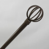 VARA METAL BRONCE P/CORTINA 218-304.8CM Unica