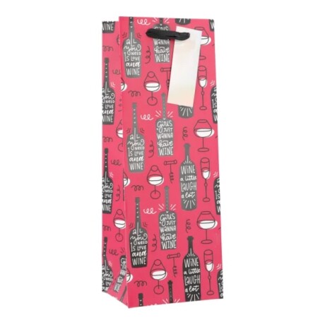 Bolsa para Botella Top Botellas con diseños Rosa