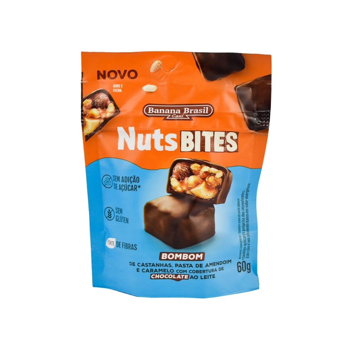 Bombones De Chocolate Con Leche Nuts Bites 60g 