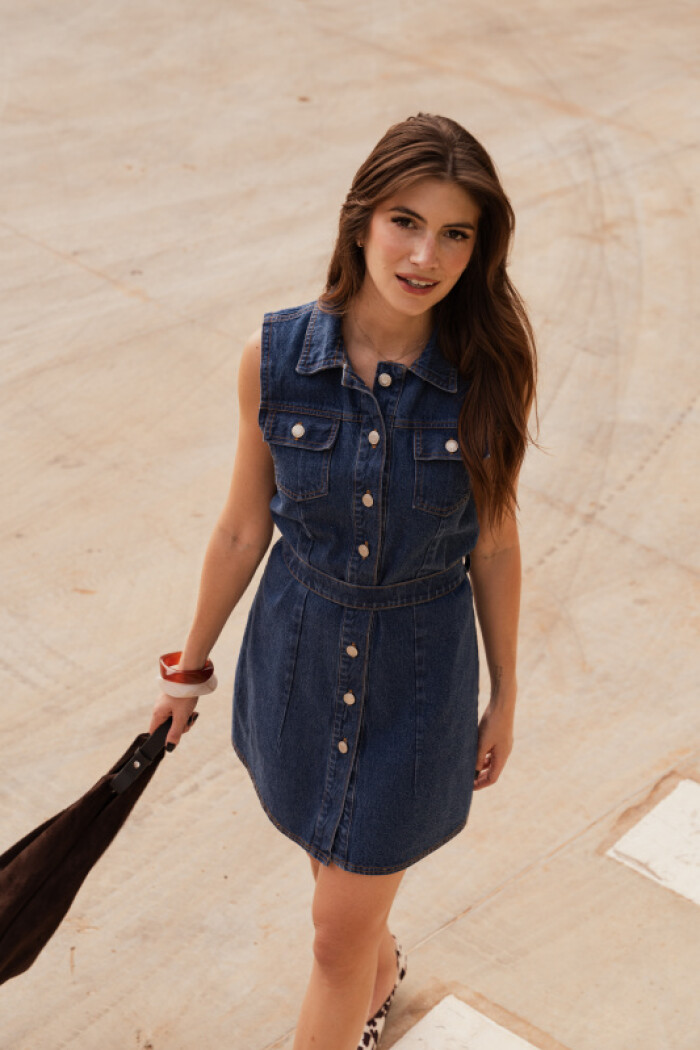 CAMISERO FLORENCE DENIM BLUE CAMISERO FLORENCE DENIM BLUE