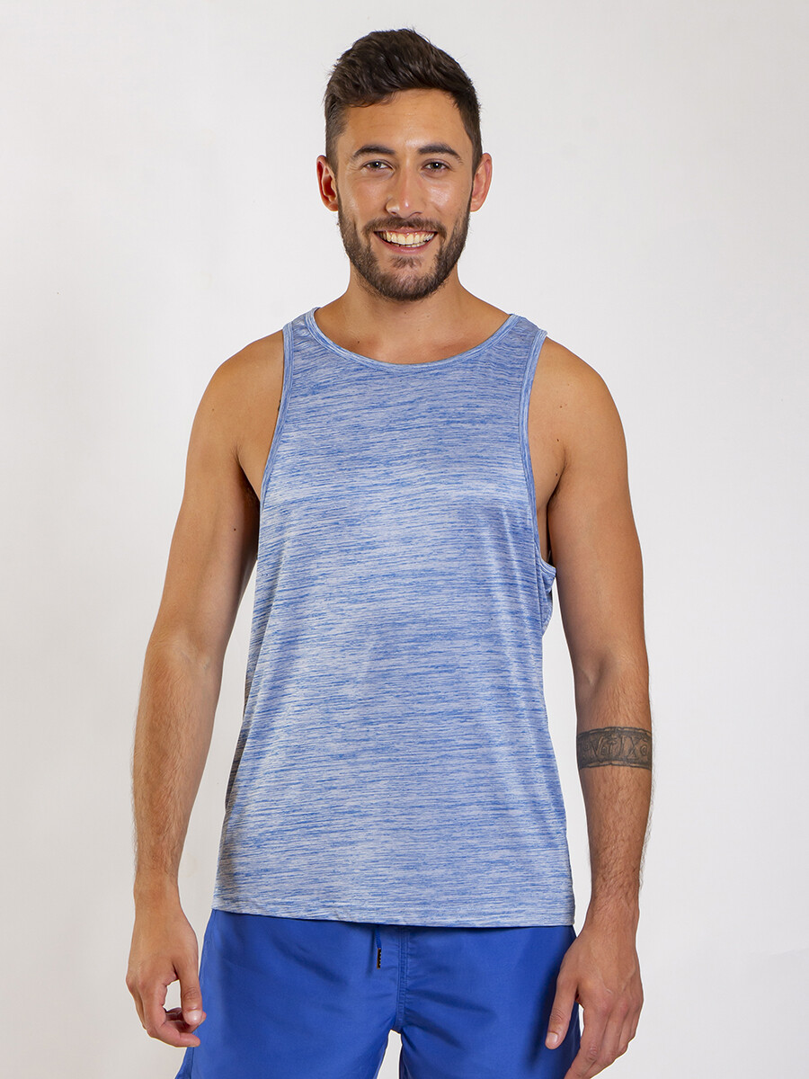 Musculosa Dry Fit MDF-21 - Francia Melange/Sin Color 