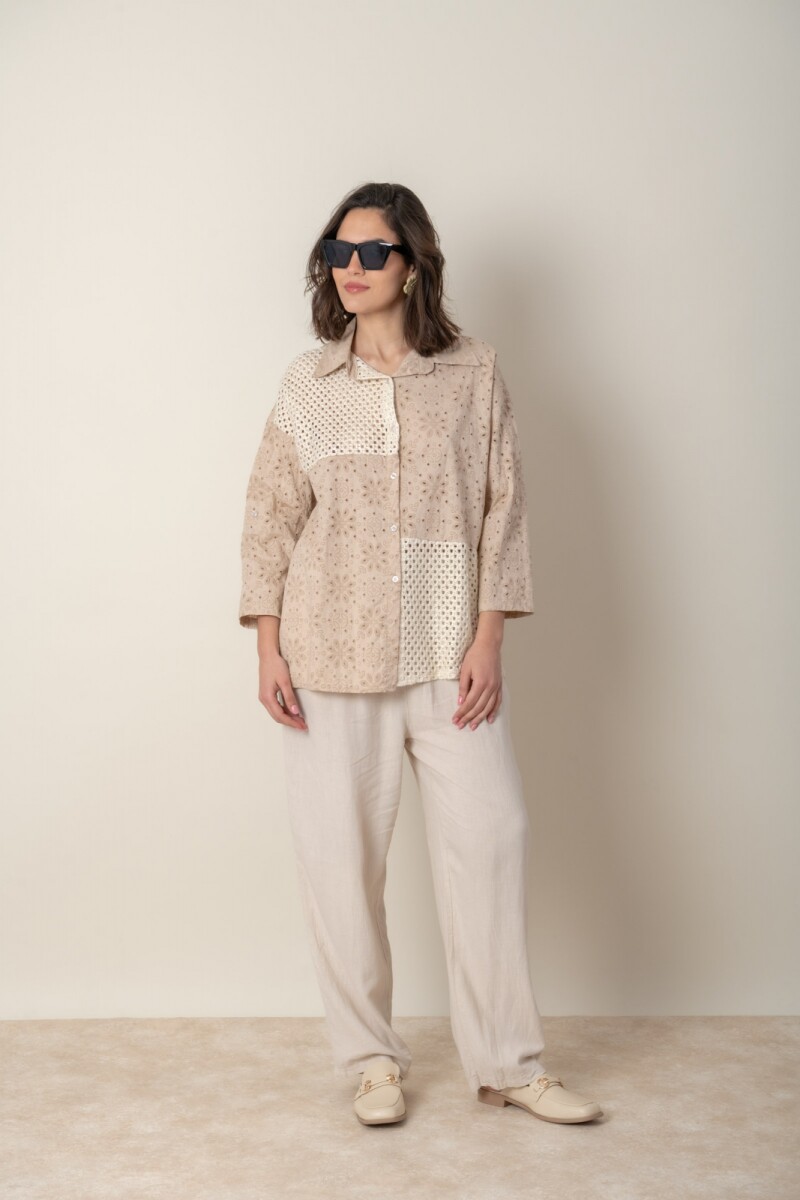 CAMISA ALEINA - Beige 