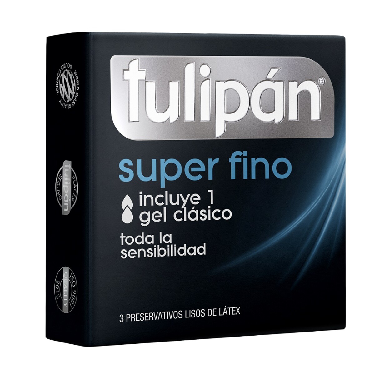 Preservativos Tulipán Super Fino 3 Uds. + Gel Lubricante 