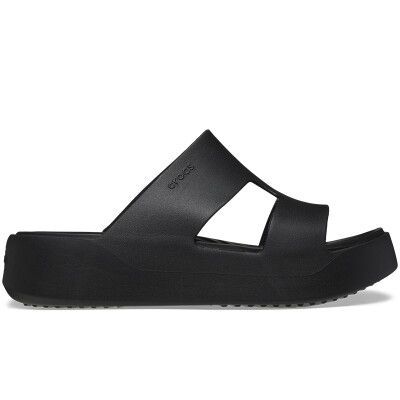 Sandalias Crocs Platform H-Strap Negro