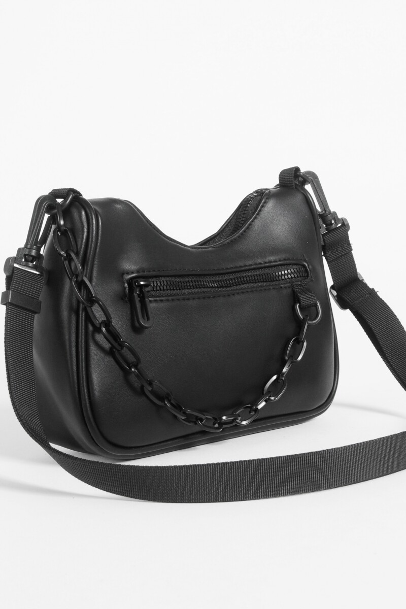 Bandolera con detalles contraste negro