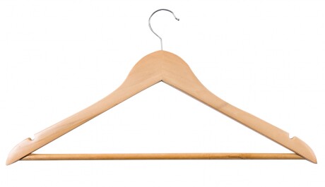 Percha De Madera Calidad A - Adulto Percha De Madera Calidad A - Adulto