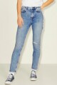 jeans berlin slim hig weist Light Blue Denim